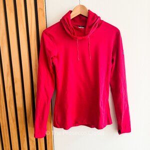 Nike Pro Dry Fit Pink Hooded Thermal with thumb holes(S)